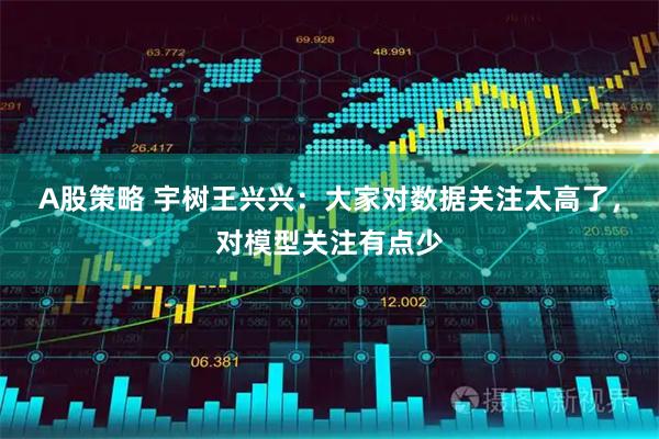 A股策略 宇树王兴兴：大家对数据关注太高了，对模型关注有点少